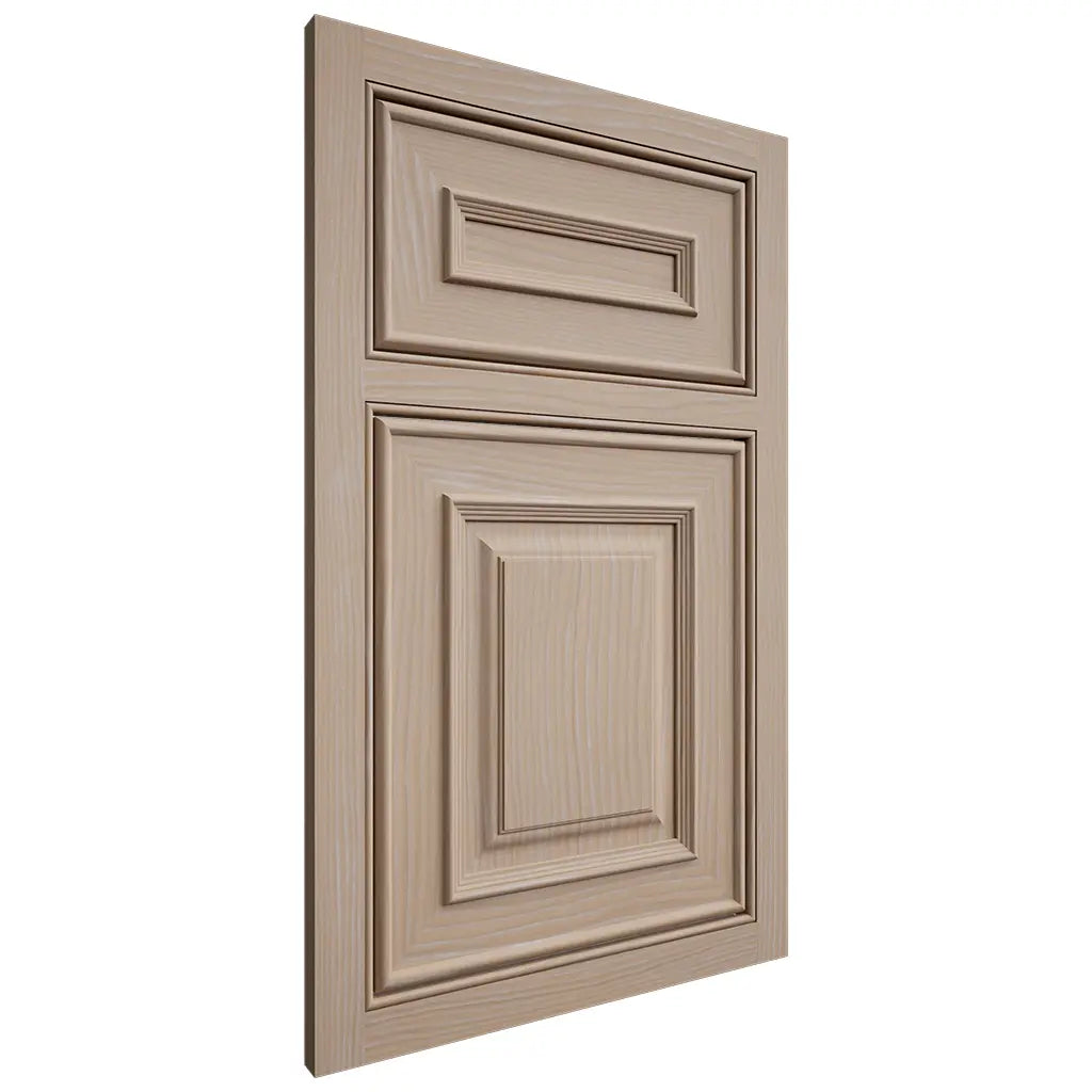 Shiloh Cabinetry Beaded Inset Portland White Oak Plain Cut Straw Door