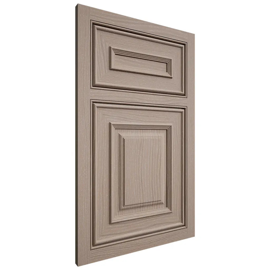 Shiloh Cabinetry Beaded Inset Portland White Oak Plain Cut Whitewash Door
