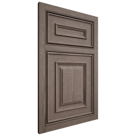 Shiloh Cabinetry Beaded Inset Portland White Oak Quarter Sawn Clay Door