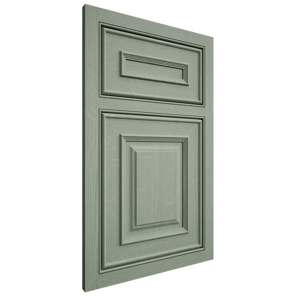 Shiloh Cabinetry Beaded Inset Portland White Oak Quarter Sawn Moss Door