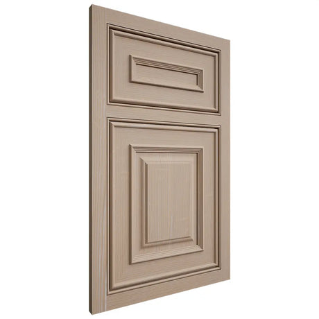 Shiloh Cabinetry Beaded Inset Portland White Oak Quarter Sawn Straw Door