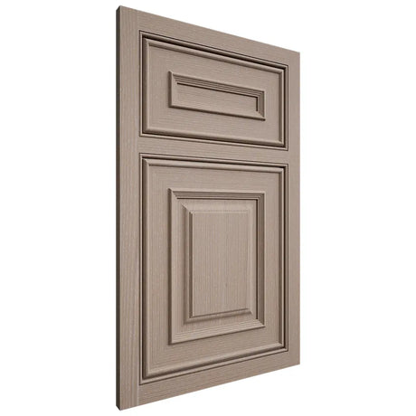 Shiloh Cabinetry Beaded Inset Portland White Oak Quarter Sawn Whitewash Door