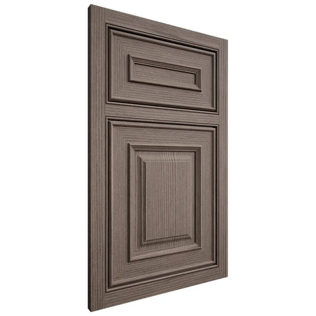 Shiloh Cabinetry Beaded Inset Portland White Oak Rift Cut Clay Door