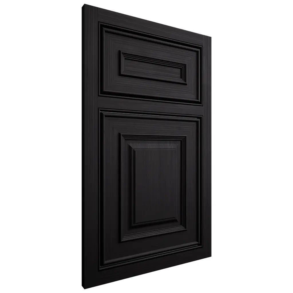 Shiloh Cabinetry Beaded Inset Portland White Oak Rift Cut Ink Door