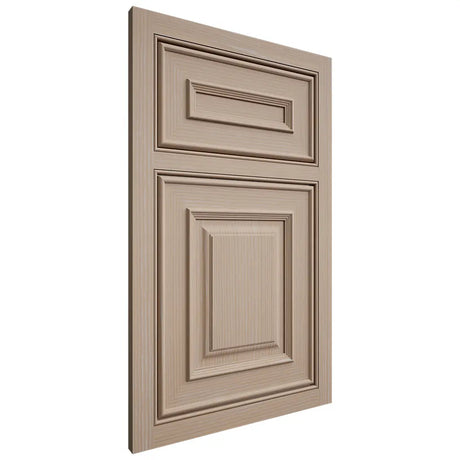 Shiloh Cabinetry Beaded Inset Portland White Oak Rift Cut Straw Door