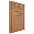 Shiloh Cabinetry Beaded Inset Reeded Malibu Maple Plain Cut Cashmere Door