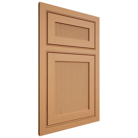 Shiloh Cabinetry Beaded Inset Reeded Malibu Maple Plain Cut Golden Door