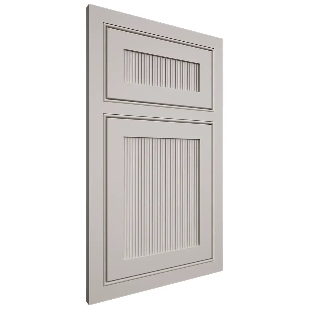 Shiloh Cabinetry Beaded Inset Reeded Malibu Paintable Amazing Gray Door