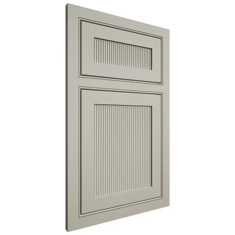 Shiloh Cabinetry Beaded Inset Reeded Malibu Paintable Clary Sage Door
