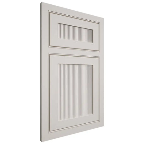 Shiloh Cabinetry Beaded Inset Reeded Malibu Paintable Eggshell Door