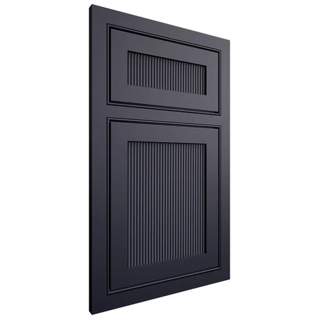 Shiloh Cabinetry Beaded Inset Reeded Malibu Paintable Hale Navy Door