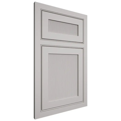 Shiloh Cabinetry Beaded Inset Reeded Malibu Paintable Mindful Gray Door