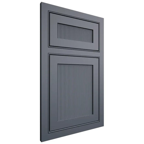 Shiloh Cabinetry Beaded Inset Reeded Malibu Paintable Slate Tile Door
