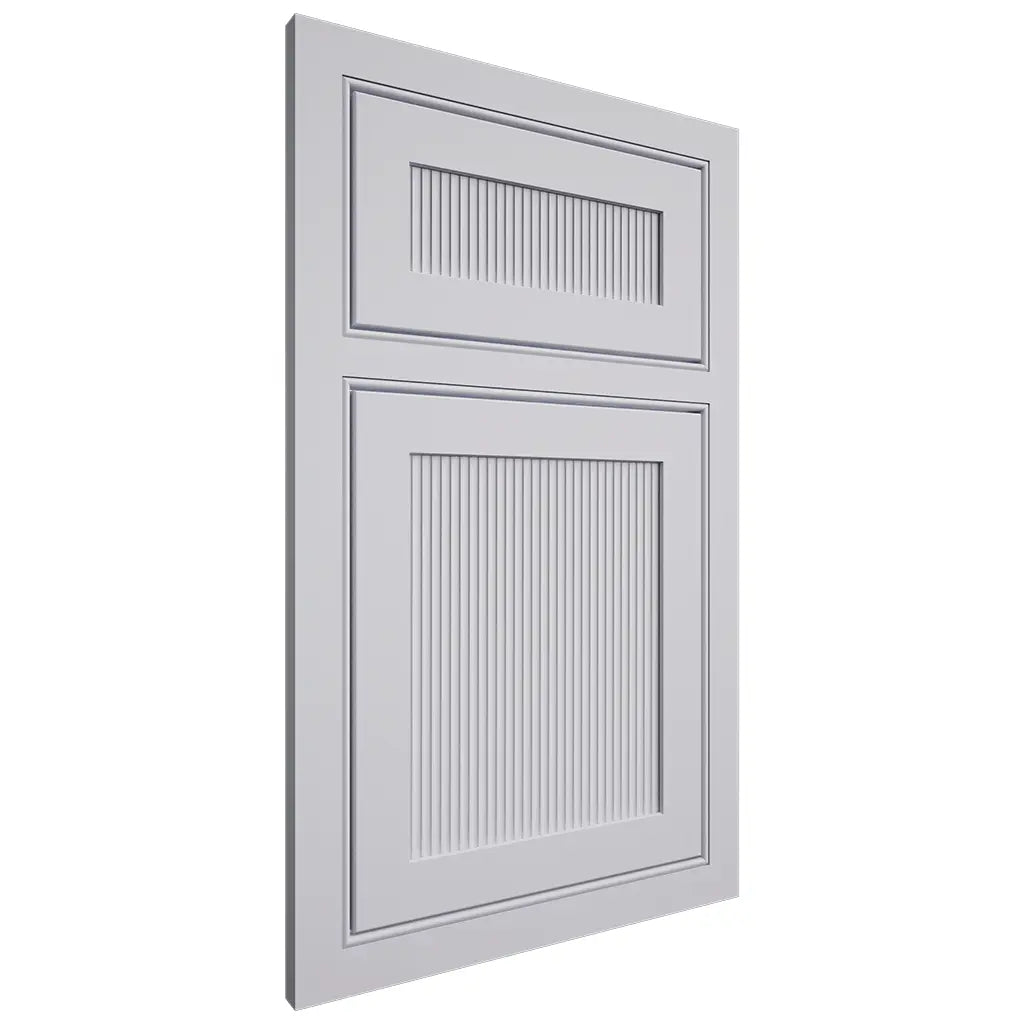 Shiloh Cabinetry Beaded Inset Reeded Malibu Paintable Upward Door