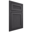 Shiloh Cabinetry Beaded Inset Reeded Malibu Poplar Plain Cut Cadet Door