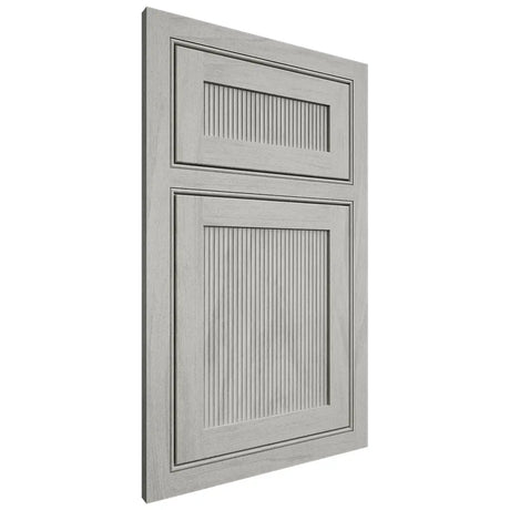 Shiloh Cabinetry Beaded Inset Reeded Malibu Poplar Plain Cut Stratus Door