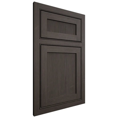 Shiloh Cabinetry Beaded Inset Reeded Malibu White Oak Quarter Sawn Creekside Door
