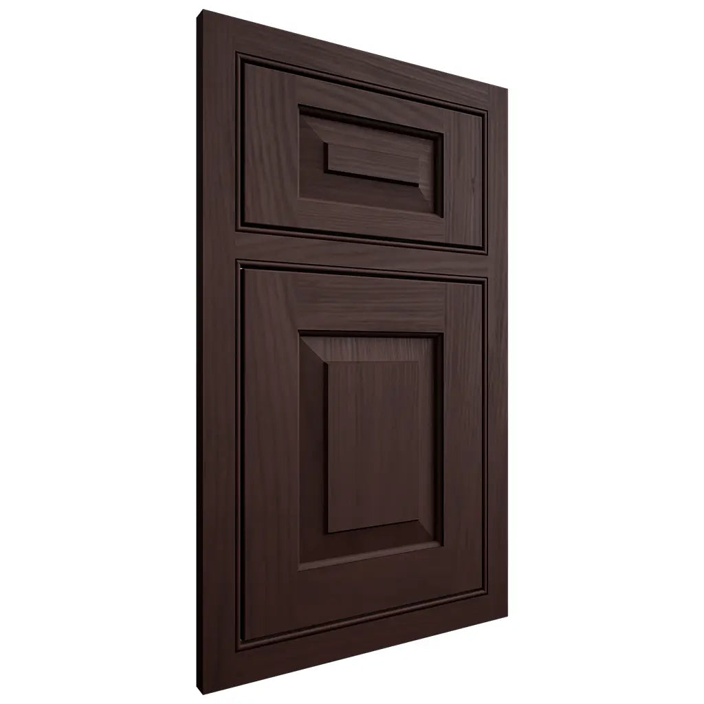 Shiloh Cabinetry Beaded Inset Richmond Alder Plain Cut Bistre Door