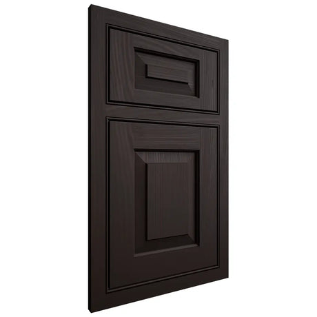Shiloh Cabinetry Beaded Inset Richmond Alder Plain Cut Espresso Door