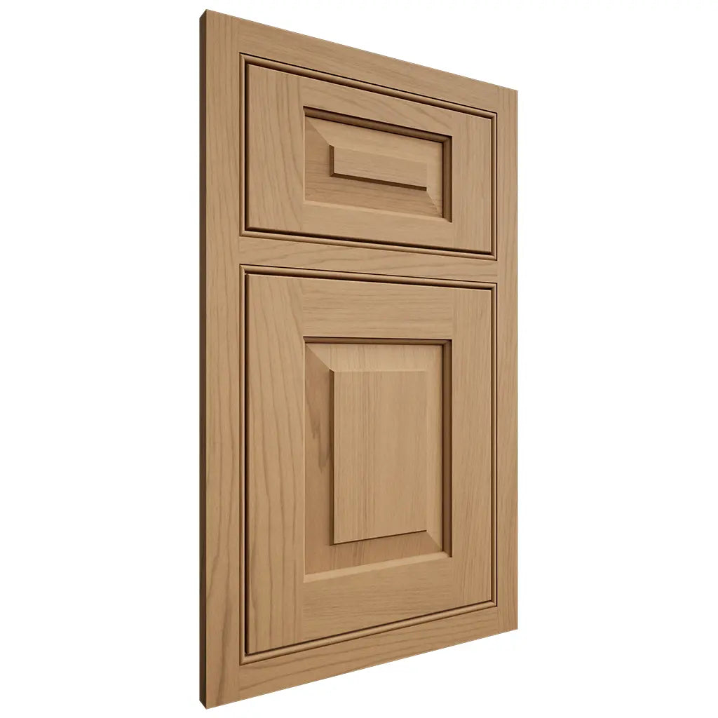 Shiloh Cabinetry Beaded Inset Richmond Alder Plain Cut Natural Door