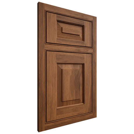 Shiloh Cabinetry Beaded Inset Richmond Hickory Plain Cut Burnt Sugar Door