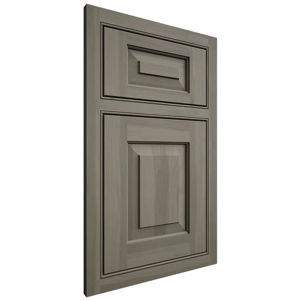 Shiloh Cabinetry Beaded Inset Richmond Hickory Plain Cut Thyme Door