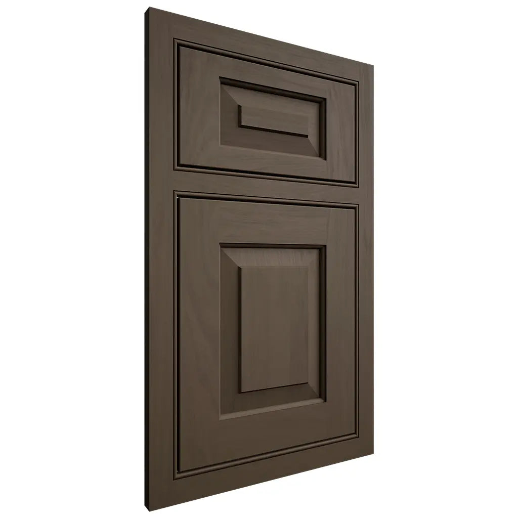 Shiloh Cabinetry Beaded Inset Richmond Maple Plain Cut Perfect Brown Door