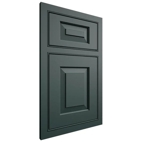 Shiloh Cabinetry Beaded Inset Richmond Paintable Billiard Green Door