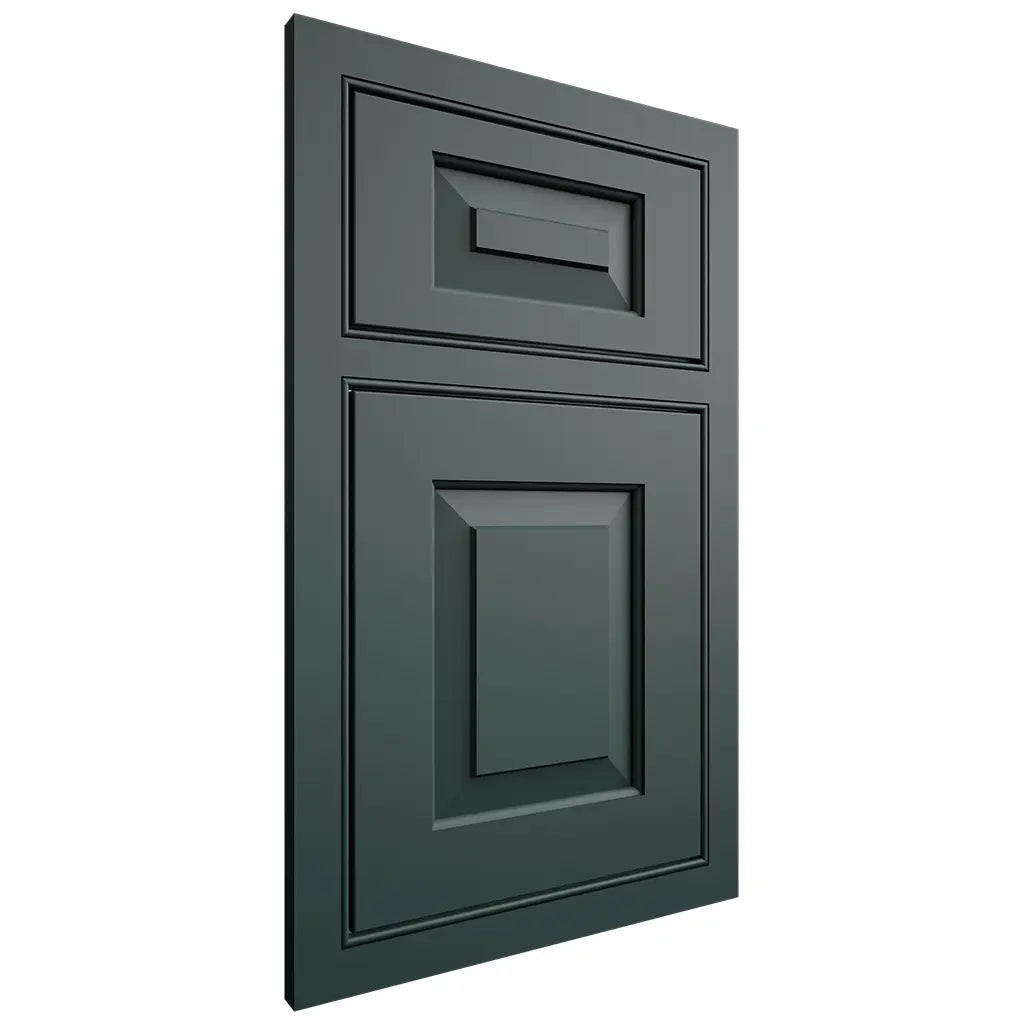 Shiloh Cabinetry Beaded Inset Richmond Paintable Billiard Green Door