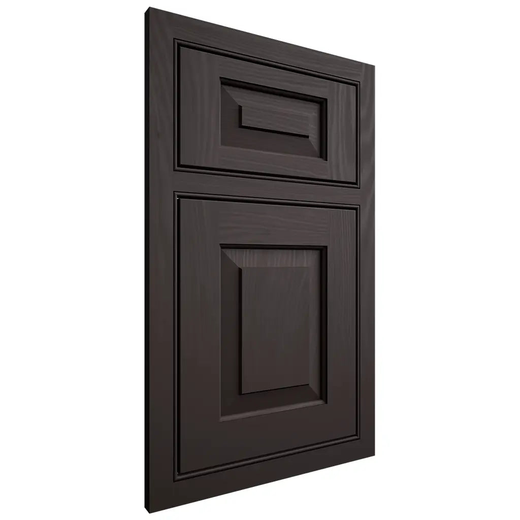 Shiloh Cabinetry Beaded Inset Richmond Poplar Plain Cut Carbon Door
