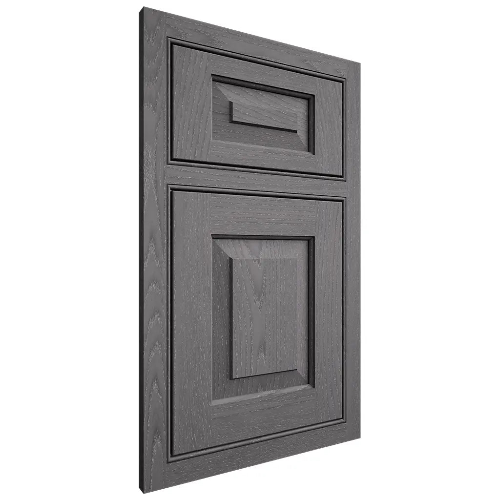 Shiloh Cabinetry Beaded Inset Richmond Red Oak Plain Cut Cadet Door