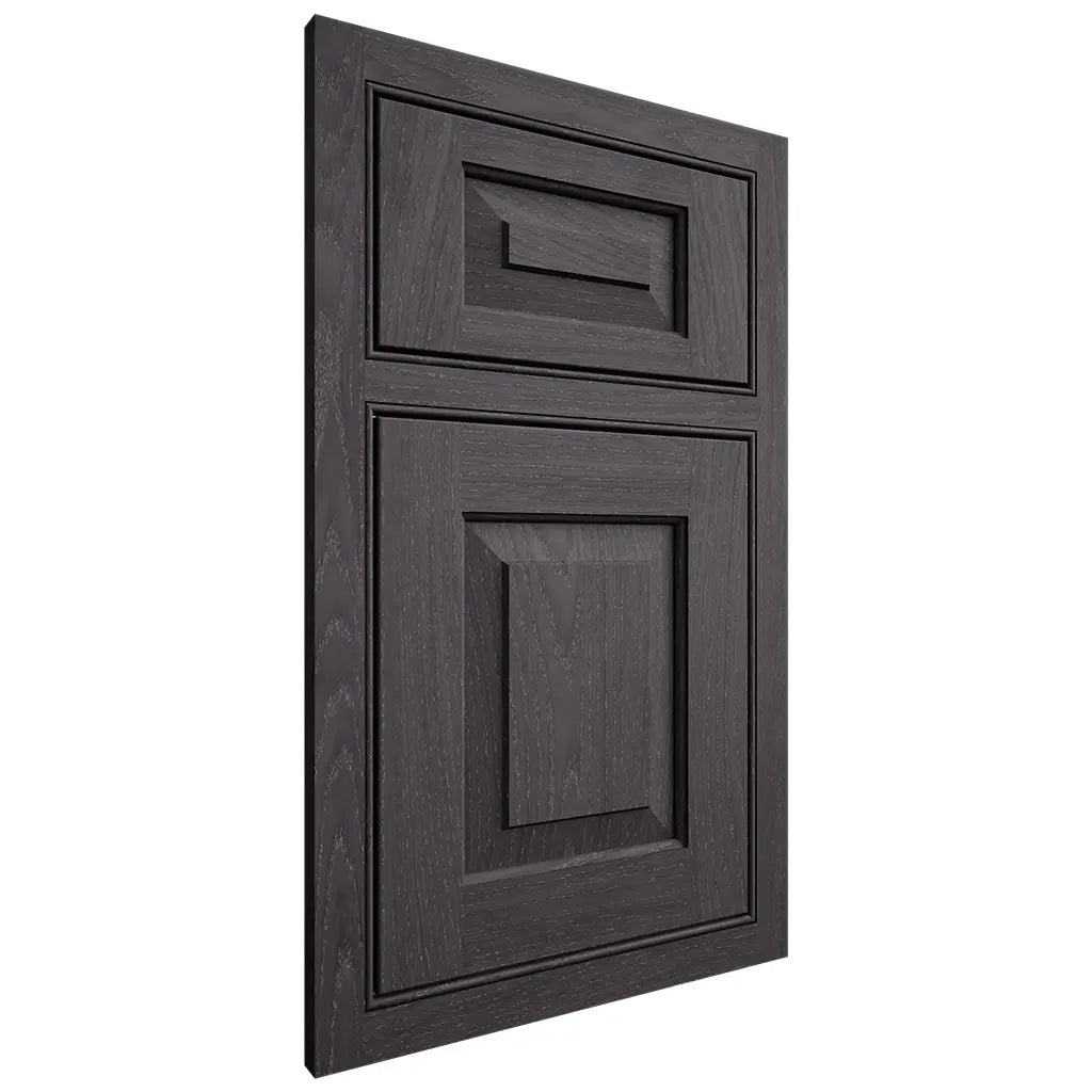 Shiloh Cabinetry Beaded Inset Richmond Red Oak Plain Cut Harbor Door