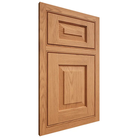 Shiloh Cabinetry Beaded Inset Richmond Red Oak Plain Cut Medium Door