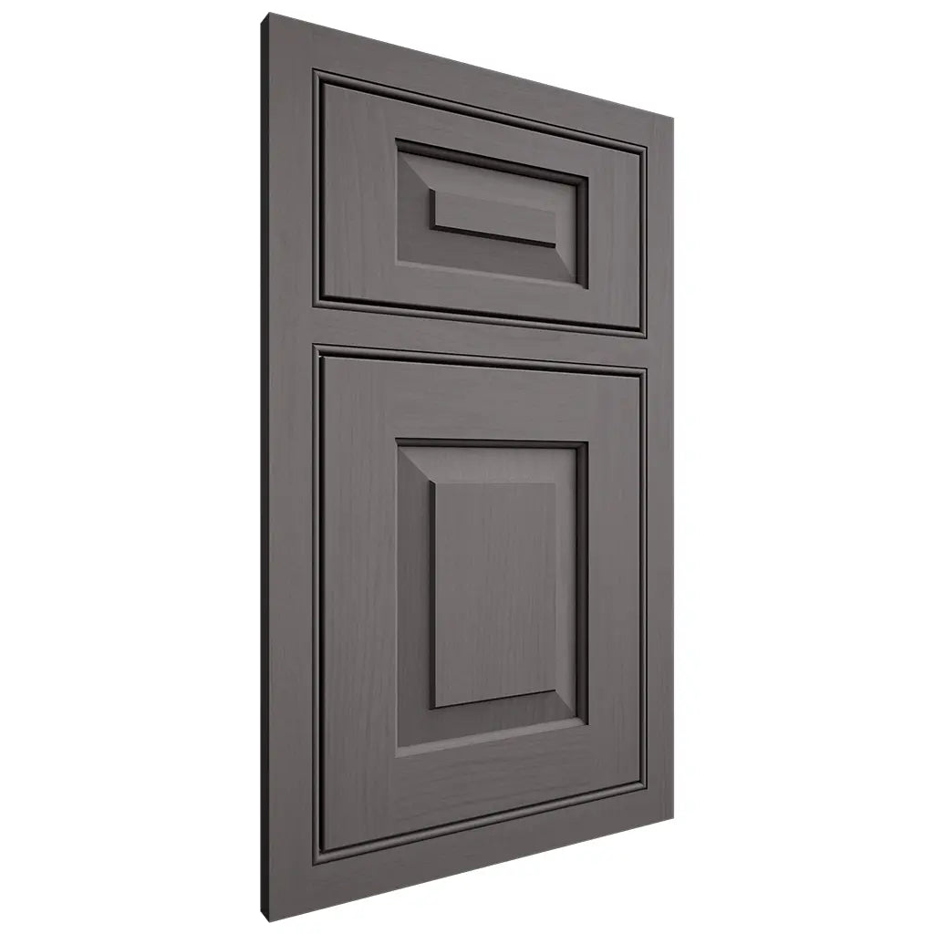 Shiloh Cabinetry Beaded Inset Richmond Walnut Plain Cut Cadet Door