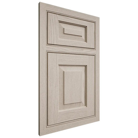 Shiloh Cabinetry Beaded Inset Richmond Walnut Plain Cut Seagull Door