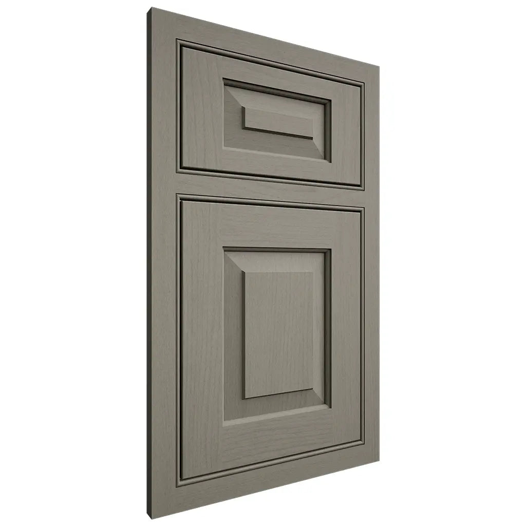 Shiloh Cabinetry Beaded Inset Richmond Walnut Plain Cut Thyme Door