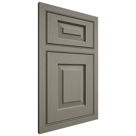 Shiloh Cabinetry Beaded Inset Richmond Walnut Plain Cut Thyme Door