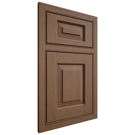 Shiloh Cabinetry Beaded Inset Richmond White Oak Plain Cut Autumn Door