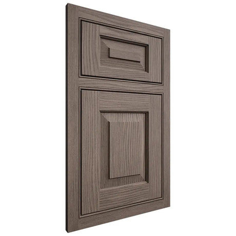Shiloh Cabinetry Beaded Inset Richmond White Oak Plain Cut Clay Door