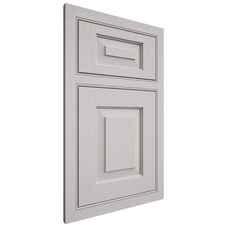 Shiloh Cabinetry Beaded Inset Richmond White Oak Plain Cut Cotton Door