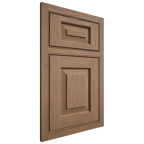Shiloh Cabinetry Beaded Inset Richmond White Oak Plain Cut Medium Door