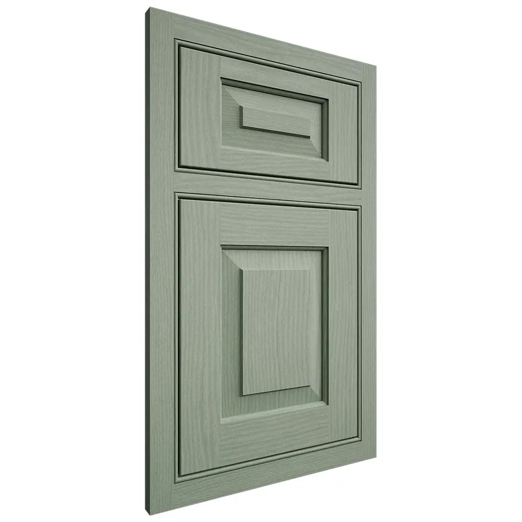 Shiloh Cabinetry Beaded Inset Richmond White Oak Plain Cut Moss Door