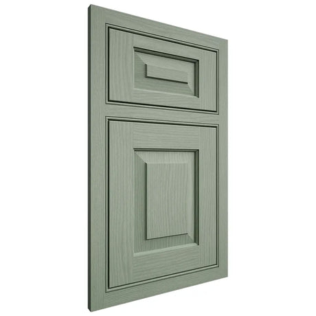 Shiloh Cabinetry Beaded Inset Richmond White Oak Plain Cut Moss Door