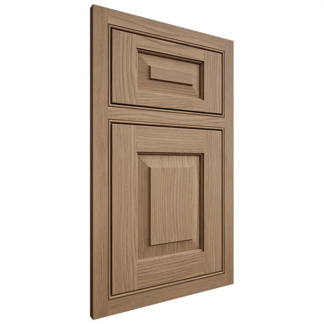 Shiloh Cabinetry Beaded Inset Richmond White Oak Plain Cut Natural Door