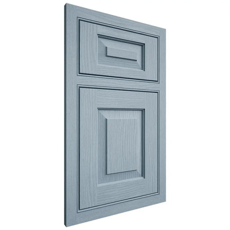 Shiloh Cabinetry Beaded Inset Richmond White Oak Plain Cut Sky Door