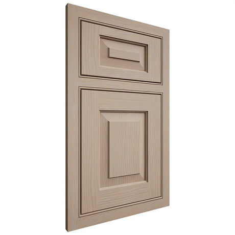 Shiloh Cabinetry Beaded Inset Richmond White Oak Plain Cut Straw Door
