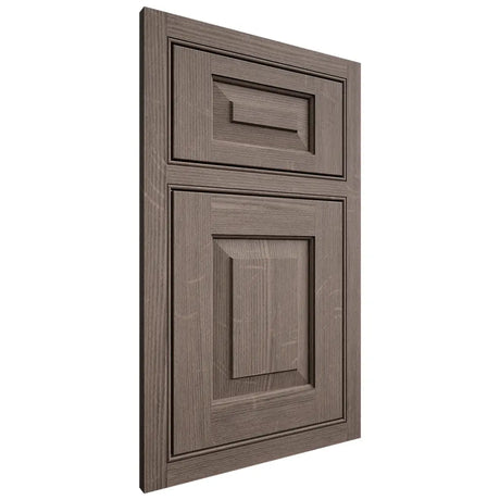 Shiloh Cabinetry Beaded Inset Richmond White Oak Quarter Sawn Clay Door