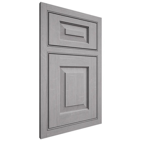 Shiloh Cabinetry Beaded Inset Richmond White Oak Quarter Sawn Stratus Door