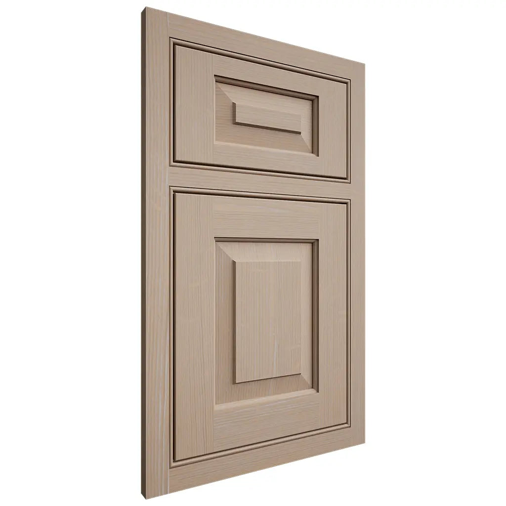 Shiloh Cabinetry Beaded Inset Richmond White Oak Quarter Sawn Straw Door
