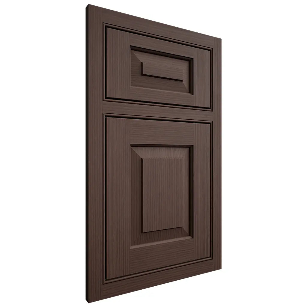 Shiloh Cabinetry Beaded Inset Richmond White Oak Rift Cut Dusk Door